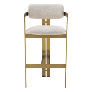 Scaun bar design LUX Donato, boucle crem 115048 HZ - Img 2