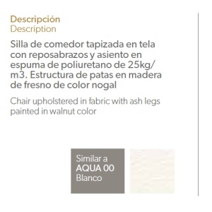 Scaun cu brate design italian Sublim AC-DC627-ARM - Img 3
