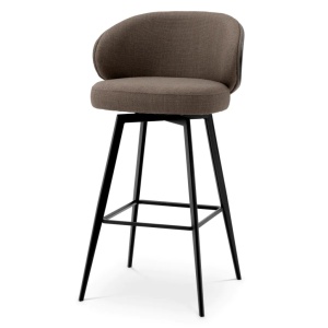 Scaun de bar design elegant LUX Camerota, Scalea grey