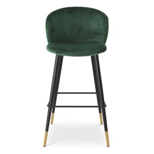 Scaun de bar design elegant LUX Volante, verde inchis 115733 HZ - Img 2
