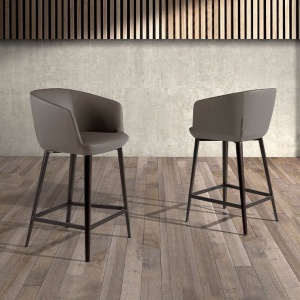 Scaun de bar stil avangardist Grey Stool - Img 9