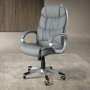 Scaun de birou pivotant design LUX Grey