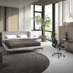 Scaun de birou pivotant design modern Black - Img 3