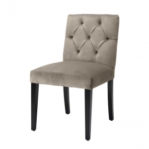 Scaun design elegant LUX Atena, catifea gri 113840 HZ