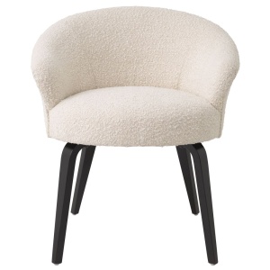 Scaun design elegant LUX Moretti, boucle crem 115038 HZ - Img 2