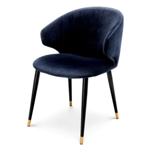 Scaun design elegant LUX Volante albastru 112778 HZ