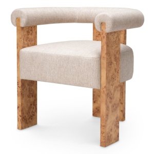 Scaun design LUX, Furnir Burl Mappa, Maro, Percy