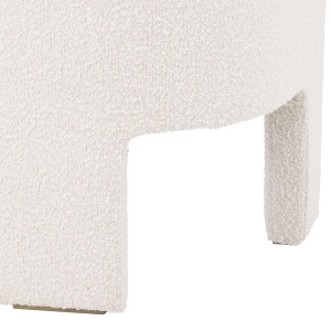 Scaun design LUX Pebbles boucle crem 115090 HZ - Img 5