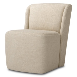 Scaun design LUX Selene, Renato ecru