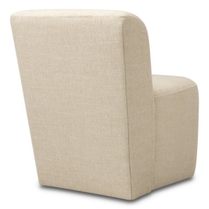 Scaun design LUX Selene, Renato ecru - Img 4
