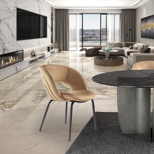 Scaun modern design LUX Nim camel