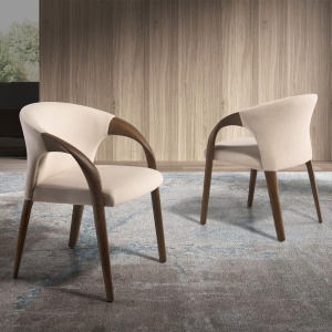 Scaun modern stil avangardist Cream - Img 6
