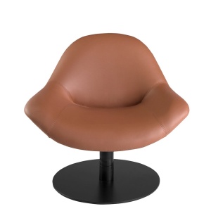 Scaun pivotant confortabil design LUX Brown - Img 6