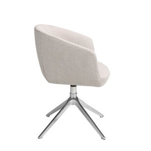 Scaun pivotant design modern Gris claro - Img 5