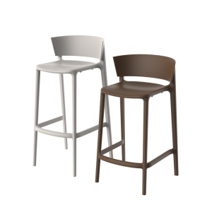 Set 4 Scaune de bar exterior / interior design modern premium AFRICA H-95cm 65029 Vondom