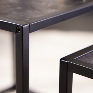 Set de 2 masute design industrial Slim Line - Img 4