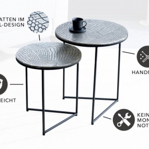 Set de 2 masute design unicat Crocodil - Img 2
