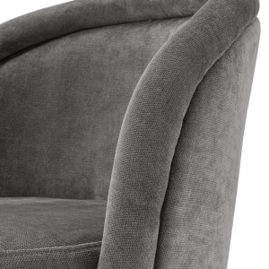 Set de 2 scaune design LUX Chloe, gri 114528 HZ - Img 6