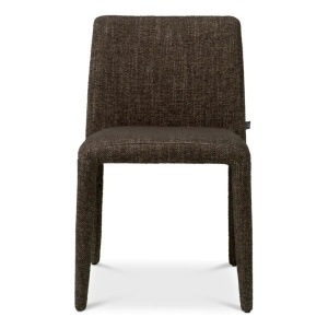 Set de 2 scaune elegante design LUX Leiza, Renato brown - Img 3
