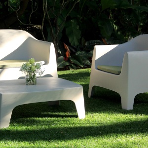 Set de 4 Masute de cafea moderne de exterior / interior design premium SOLID COFFEE TABLE Vondom - Img 12