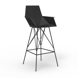 Set de 4 scaune de bar cu brate de exterior / interior design modern premium FAZ CHAIR 54164