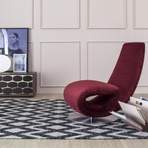 Sezlong cu mecanim de pliere/ Fotoliu design LUX Ricciolo TC 7865 - Img 7