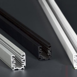 Sina metalica alba 1m, pentru spoturile pe sina de la Faro 64210