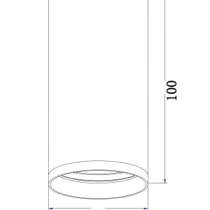Spot aplicat design modern FOCUS S negru MYC052CL-01B - Img 5