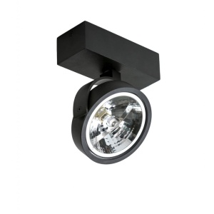 Spot aplicat directionabil JERRY 1 12V negru ZZ AZ1365 - Img 1
