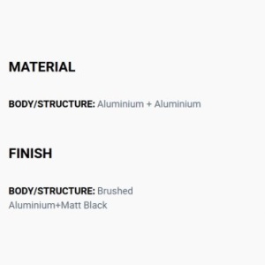 Spot aplicat directionabil STAN Slim aluminiu/negru - Img 3