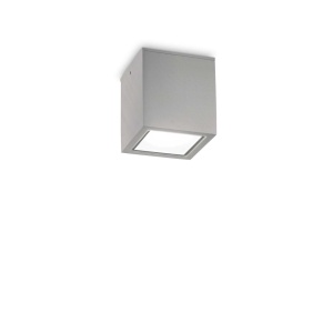 Spot aplicat modern Techo pl1 small gri - Img 1