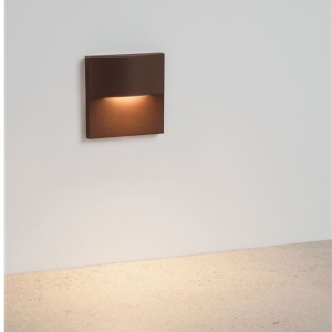 Spot aplicat perete exterior LED 2700K IP65 FLAC corten - Img 2