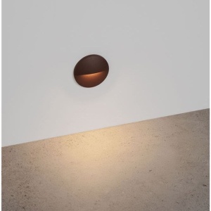 Spot aplicat perete exterior LED 2700K IP65 Toc corten - Img 3