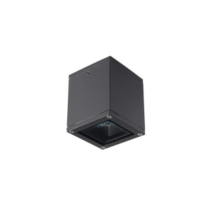 Spot aplicat, plafoniera pentru iluminat exterior, IP65 Bundes grafit 8,5x8,5cm