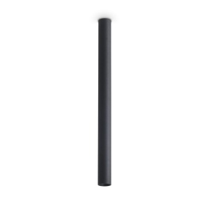 Spot aplicat tavan LOOK LED PL1 ROUND D30 H400 ON-OFF NERO 3000K