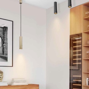 Spot aplicat tavan/plafon design modern Locus Top champaigne ZZ AZ3127 80402 universul-luminii.ro