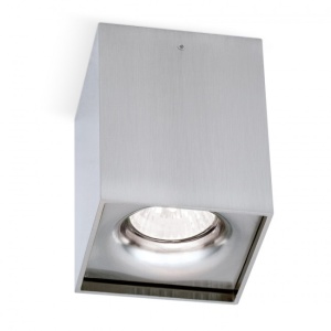 Spot aplicat tavan/plafon Starlight square crom satin - Img 2