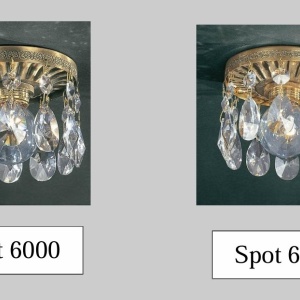 Spot incastrabil, Alama, Bronze Art, Cristale, SPOT 6000 169732 universul-luminii.ro