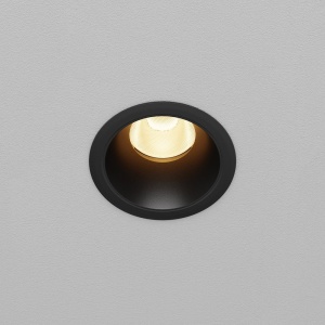 Spot incastrabil LED Dip negru 2700K 10W