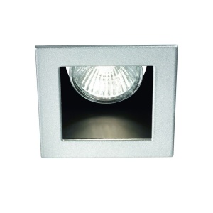 Spot incastrabil pt. tavan fals 9x9cm, FUNKY FI1 ALLUMINIO 083223