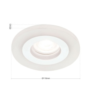 Spot incastrabil tavan GLOW D-11cm alb 235672 universul-luminii.ro
