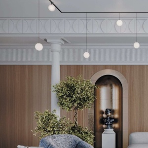 Spot LED, accesoriu pentru sina magnetica Exility, Luna Smart negru 238872 universul-luminii.ro