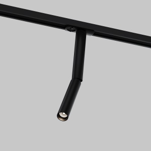 Spot LED, accesoriu pentru sinele monofazate Unity, Dual negru - Img 1