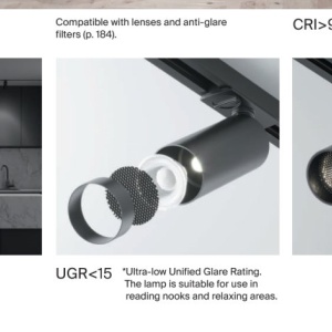 Spot LED accesoriu pentru sinele monofazate Unity, Focus Zoom alb 219532 universul-luminii.ro