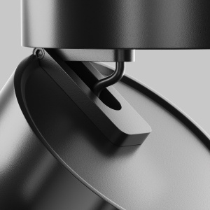 Spot LED, accesoriu pentru sinele monofazate Unity, ONDA 3000K negru - Img 5