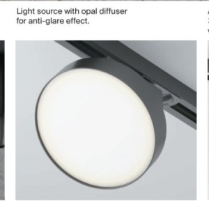 Spot LED, accesoriu pentru sinele monofazate Unity, Zon negru 4000K - Img 8