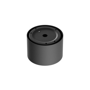 Spot LED aplicat design tehnic Vega D-9cm negru/auriu - Img 5