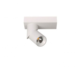 Spot LED aplicat directionabil design modern Santos Round alb ZZ AZ3508 - Img 1