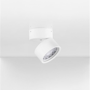 Spot LED aplicat directionabil diametru 8cm PULL alb, NVL-9030771 - Img 4