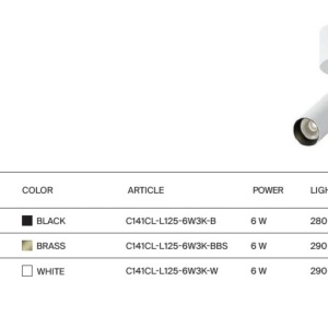 Spot LED aplicat directionabil Focus T alb 226082 universul-luminii.ro